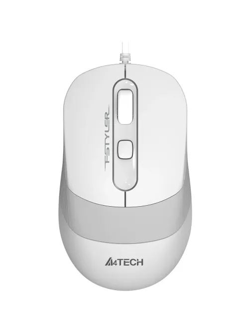Мышь компьютерная A4Tech Fstyler (FM10 WHITE)белый/серый оптич 1600dpi/4but