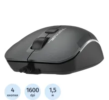 Мышь компьютерная A4Tech Fstyler FM26 серый/черный (800-1600dpi) USB (4but)