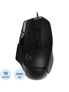Мышь компьютерная Logitech G502 X черн.25600dpi USB 13but(910-006142)