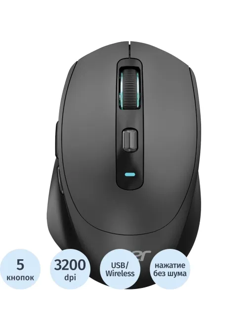 Мышь компьютерная Acer OMR504 черн,3200dpi,BT/Radio/USB (ZL.MCE11.01D)