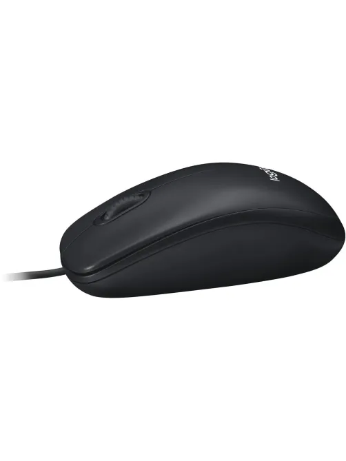 Мышь компьютерная Logitech USB  WIRED M100R DARK/GREY (910-006765)