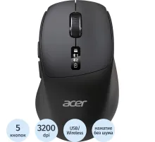 Мышь компьютерная Acer OMR503 черн,3200dpi,BT/Radio/USB(ZL.MCE11.01B)