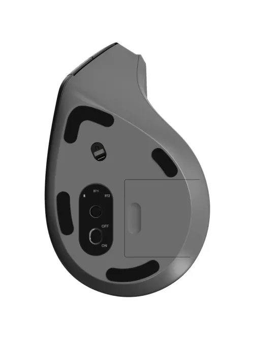 Мышь компьютерная RAPOO беспроводная вертикальная EV310M цвет - Dark Grey