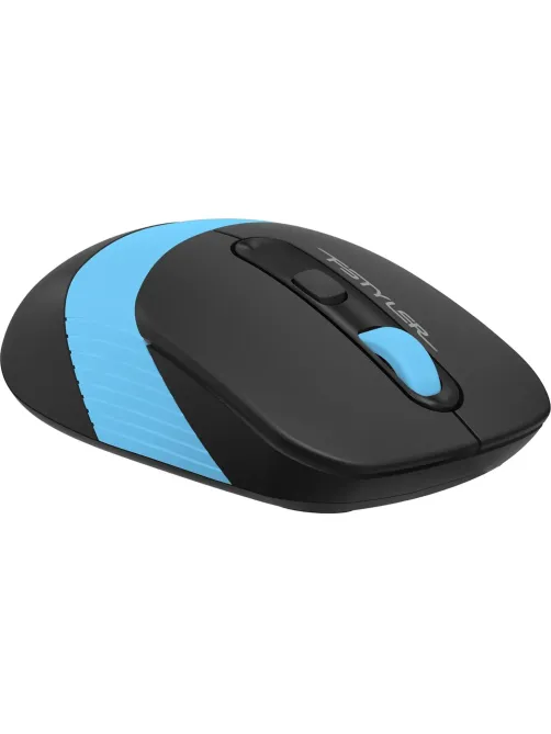Мышь компьютерная A4Tech Fstyler (FG10 BLUE)черн/син/2000dpi/беспроводн/4кн