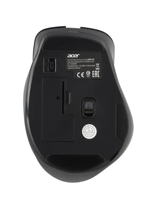 Мышь компьютерная Acer OMR140 black (1600dpi) wireless USB(ZL.MCEEE.00G)