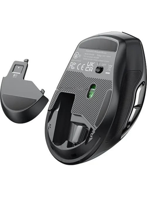 Мышь компьютерная UGREEN MU006 (15063) WLS, 2.4G 4000DPI, АА, черный