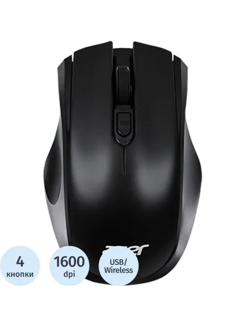 Мышь компьютерная Acer OMR030, черный