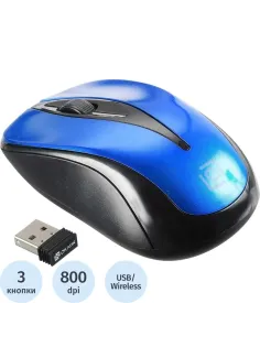 Мышь компьютерная Oklick 675MW ч/с оптич (800dpi) беспроводная USB (2but)