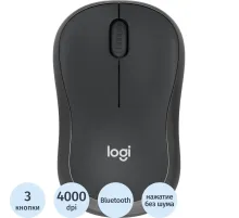 Мышь компьютерная Logitech M240 Bluetooth - GRAPHITE - SILENT