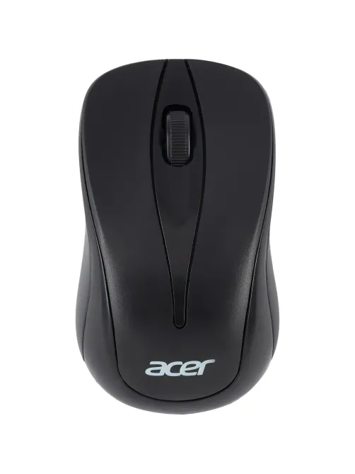 Мышь компьютерная Acer OMR131 черн. оптичес. (1000dpi) беспровод,USB (2but)