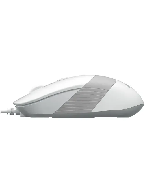 Мышь компьютерная A4Tech Fstyler FM10S белый/серый 1600dpi/USB/4but