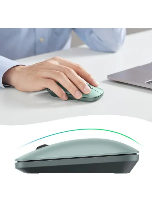 Мышь компьютерная Ugreen MU001 (90374) зеленый WLS