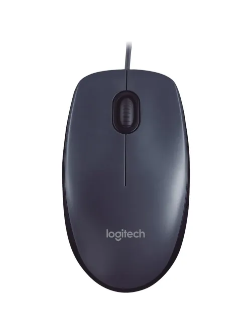 Мышь компьютерная Logitech M90 [910-001795] проводная, черный