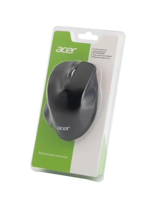 Мышь компьютерная Acer OMR140 black (1600dpi) wireless USB(ZL.MCEEE.00G)