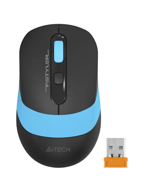 Мышь компьютерная A4Tech Fstyler (FG10 BLUE)черн/син/2000dpi/беспроводн/4кн
