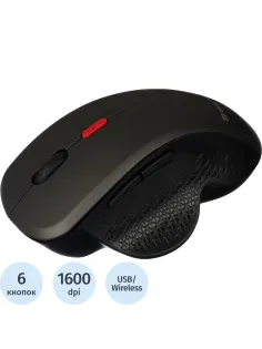 Мышь компьютерная черная/серая, 1000-1600DPi, 2.4Ггц BT-JWM-005/E-WM1961