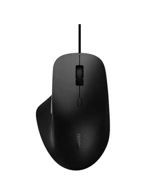 Мышь компьютерная RAPOO N500 проводная, черный