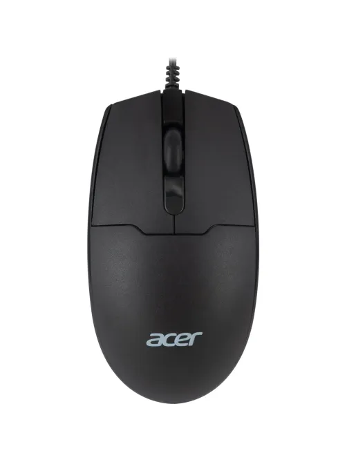 Мышь компьютерная Acer OMW126 черный оптическая (1200dpi) USB (2but)