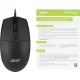 Мышь компьютерная Acer OMW126 черный оптическая (1200dpi) USB (2but)