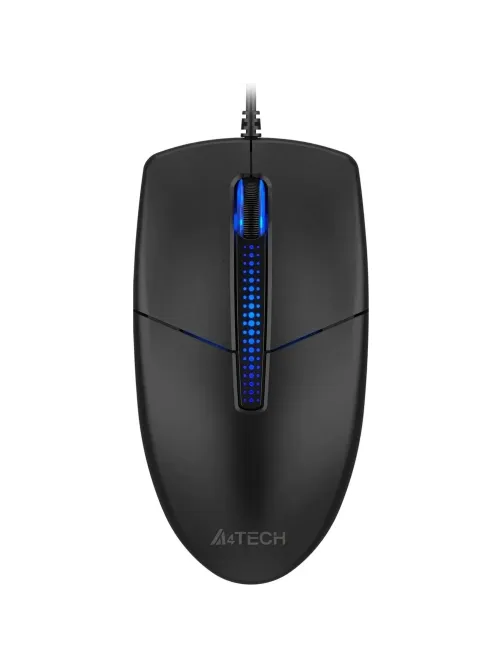 Мышь компьютерная A4Tech N-530S черный оптич. (1200dpi) USB(2but) (1920844)