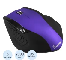 Мышь компьютерная Smartbuy 613AG фиолет/черная (SBM-613AG-PK)