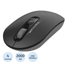 Мышь компьютерная A4Tech Fstyler FG20 серый оптическая (2000dpi) WLS (4but)