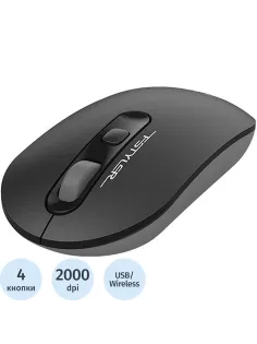 Мышь компьютерная A4Tech Fstyler FG20 серый оптическая (2000dpi) WLS (4but)
