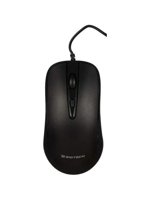 Мышь компьютерная черная, USB 800-2400DPi, 121,5x64x39мм BT-JM-001/E-M002A