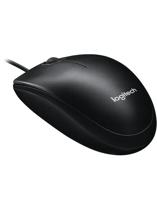 Мышь компьютерная Logitech USB  WIRED M100R DARK/GREY (910-006765)