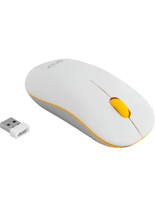Мышь компьютерная Acer OMR200 желтый оптич 1200dpi/3but WLS (ZL.MCEEE.020)