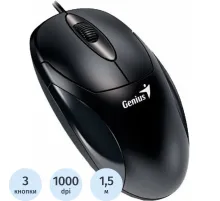 Мышь компьютерная Genius Xscroll V3, оптическая, 1000 DPI, 1.5 м, черный