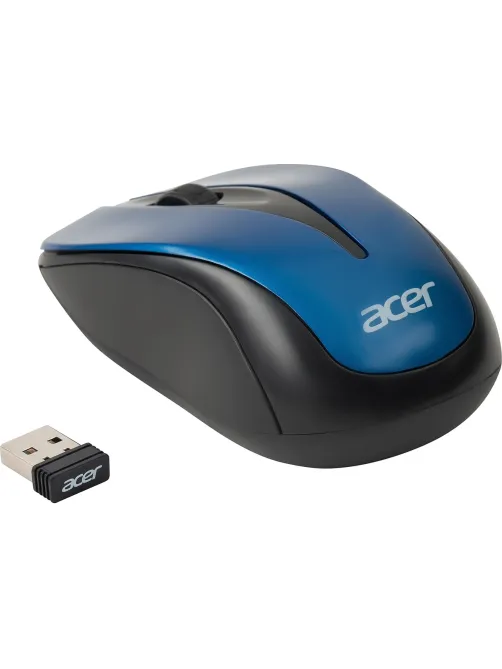 Мышь компьютерная Acer OMR132 син/черн. оптич. 1000dpi/2but беспровод. USB