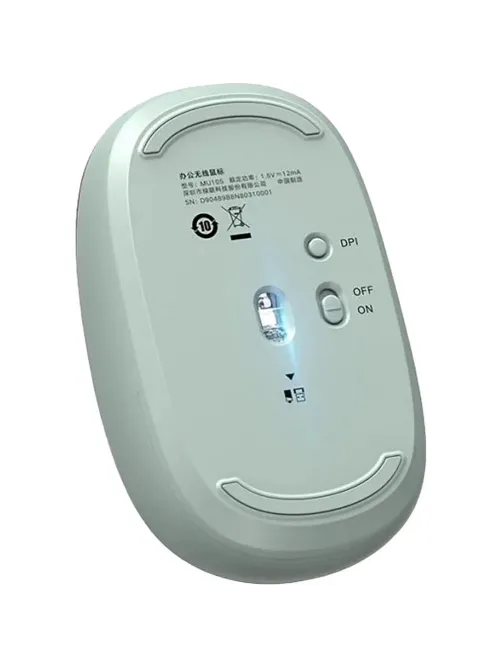 Мышь компьютерная UGREEN беспроводная MU105(90672) 2.4G цв:серовато-зеленый
