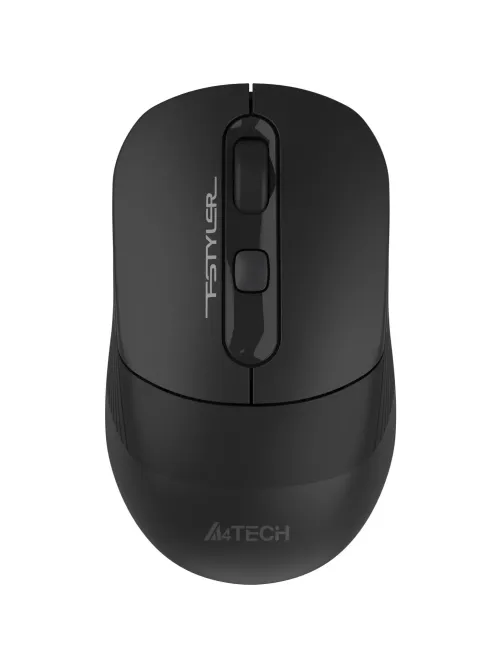 Мышь компьютерная A4Tech Fstyler (FB10C STONE BLACK) черн/2400dpi/беспр/4кн