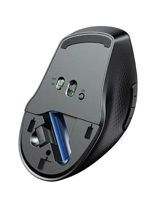 Мышь компьютерная UGREEN MU101 (15807),беспровод, 2.4 GHz&BT,синий