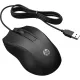Мышь компьютерная HP проводная Wired Mouse 100 черный (6VY96AA)