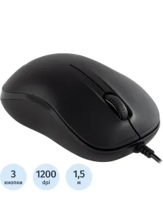 Мышь компьютерная Acer OMW140 black (1200dpi) USB(ZL.MCEEE.00L)