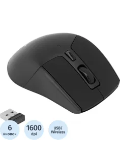 Мышь компьютерная Acer OMR170 black (1600dpi) wireless USB(ZL.MCEEE.00N)