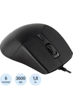 Мышь компьютерная Acer OMW130 black (3600dpi) USB(ZL.MCEEE.00J)