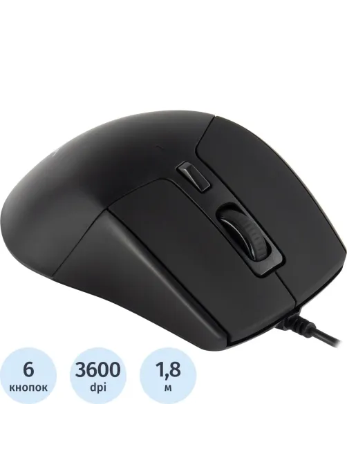 Мышь компьютерная Acer OMW130 black (3600dpi) USB(ZL.MCEEE.00J)