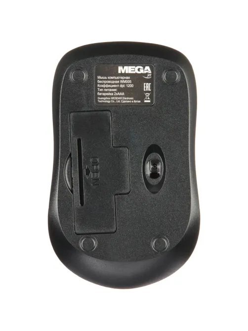 Мышь компьютерная ProMega jet WM005 USB WLS RT/2 ААА/dpi 1200/3 кн/красный
