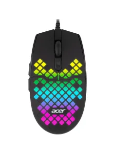 Мышь компьютерная Acer OMW134 черный (800-6400dpi) USB (6кн) (ZL.MCEEE.018)