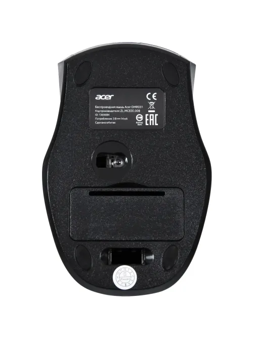 Мышь компьютерная Acer OMR031, черно-синий