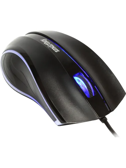 Мышь компьютерная Smartbuy ONE 338 проводная RGB черная (SBM-338-K)/40