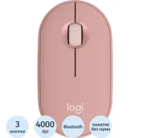Мышь компьютерная Logitech беспров. Pebble 2 M350S розовый (910-007014)