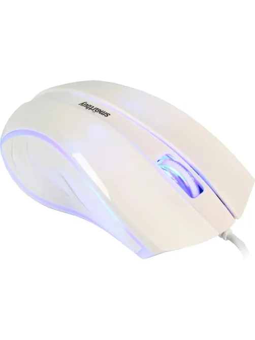 Мышь компьютерная Smartbuy ONE 338 проводная RGB белая (SBM-338-W)/40