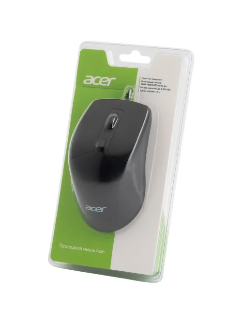 Мышь компьютерная Acer OMW130 black (3600dpi) USB(ZL.MCEEE.00J)