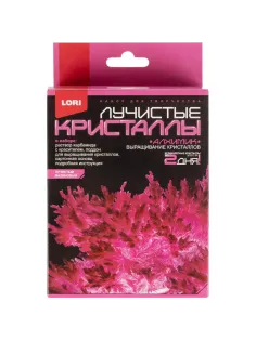 Набор для опытов Лучистые кристаллы Малиновый кристалл, Лк-008