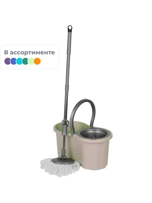 Набор для уборки COMFORT LIfE  (ведро с отжимом + швабра с насадкой)