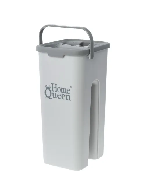 Набор для уборки швабра плокая с ведром для отжима Compact 2, Home Queen